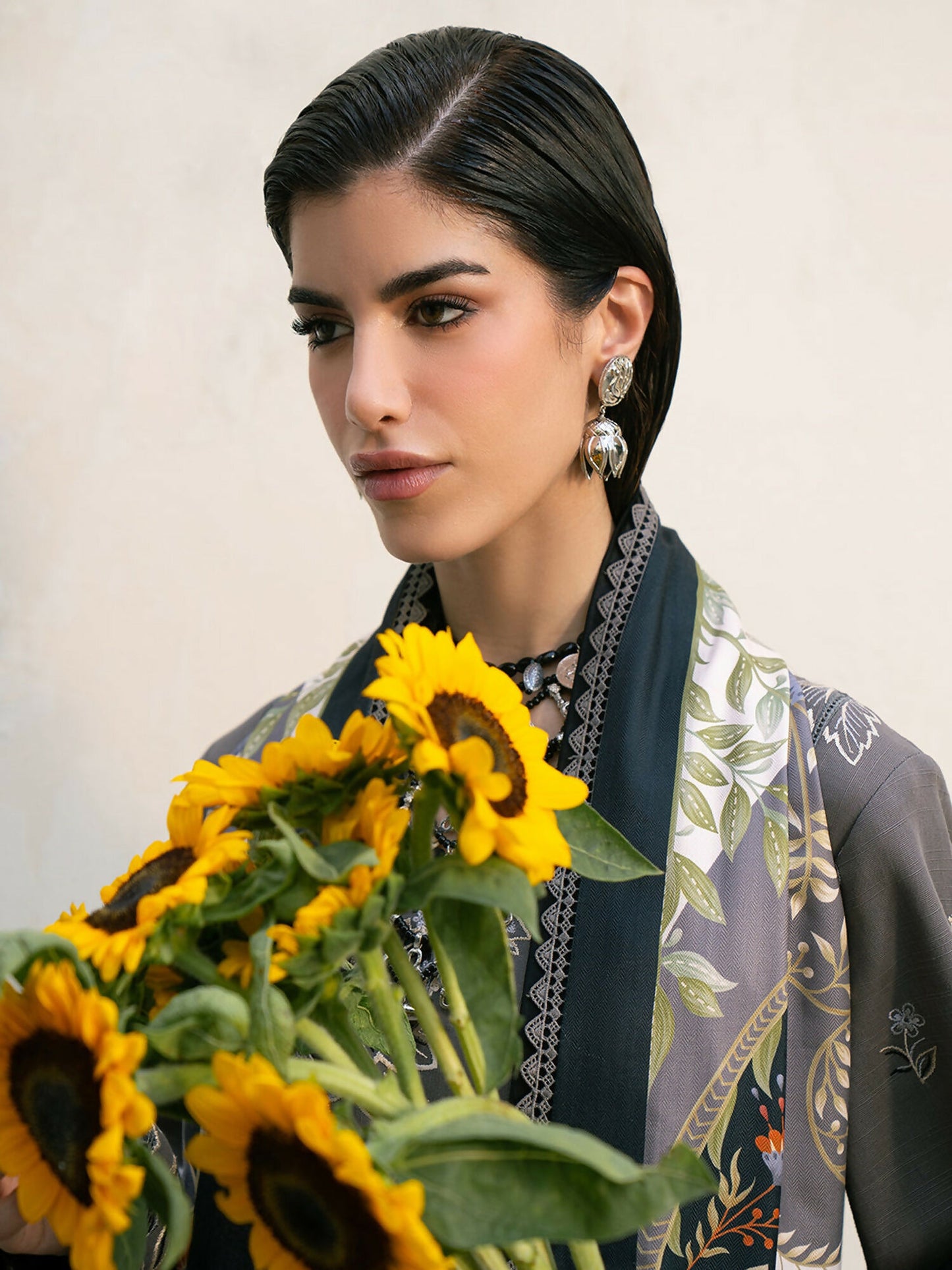 Binilyas Gulrukh Khaddar Embroidered Unstitched 3-Piece Suit-63-A