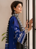 Binilyas Aaina Summer Edit Lawn Embroidered Unstitched 3-Piece Suit-81 - A