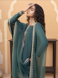 Hemstitch Raw Silk Embroidered Stitched Gharara-Jasmine