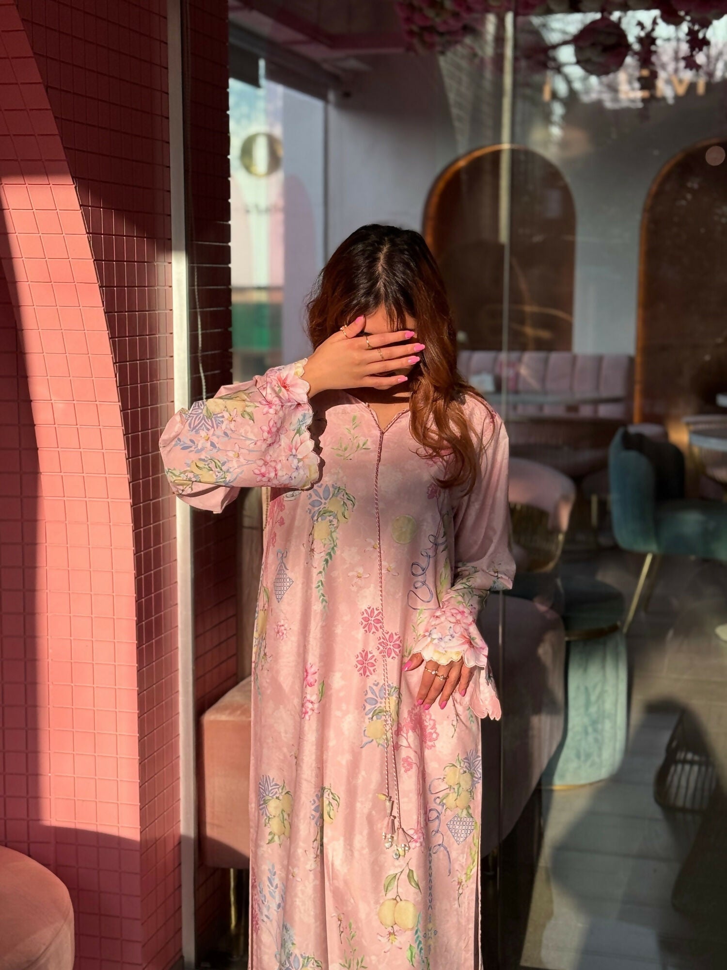 Sehrish Kanwal K-Ord Crepe Printed Co-Ord Set-Valentine