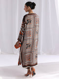 Binilyas Silk Digital Printed Co-Ord Set-30081