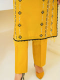 HU Studios Marjaan Collection Embroidered Stitched 3-Piece Suit-Daffodils Delight