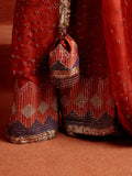 Hussain Rehar Luxury Pret'23 Organza Embellished Stitched 3-Piece Suit-Faia