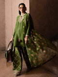 Hussain Rehar Luxury Pret Eid'24 Raw Silk Embellished Stitched 3-Piece Suit-Celeine