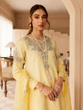 Allure By IH Luxury Pret Raw Silk Embellished Stitched 3-Piece Suit-Faha