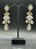 H&A Jewellery One Carat Silver and Gold Plated Earrings
