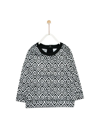 Funky Printed Baby Club Aztec Pattern Sweat Shirt-9096