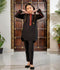 Velvour Girls Cotton Striped Stitched 2-Piece Suit-VG104-B
