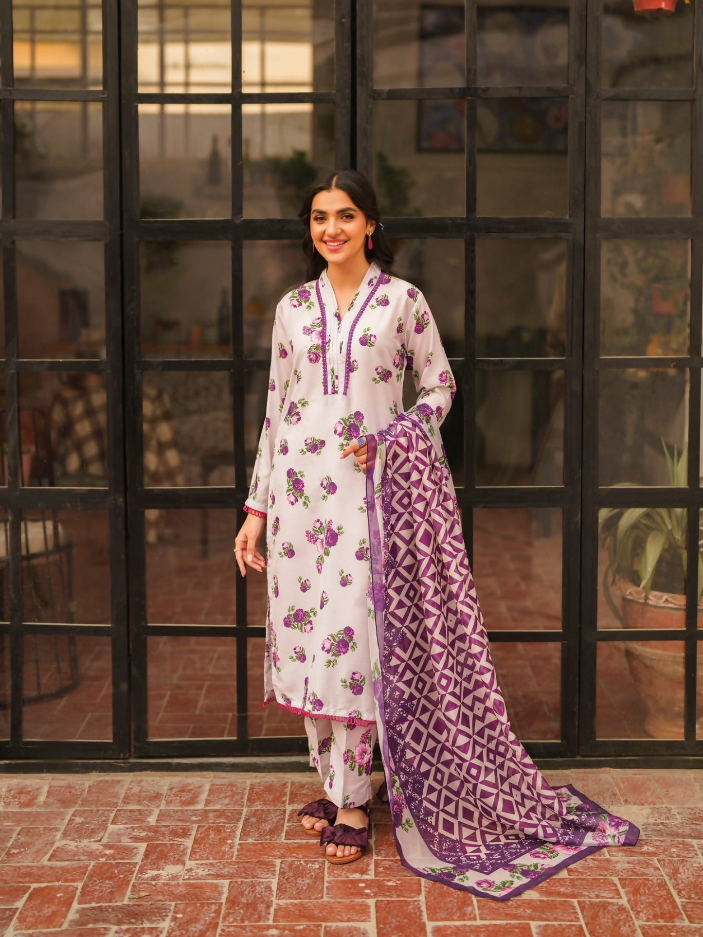 Panache Apparel Swiss Lawn Printed Stitched Suit-Rayen