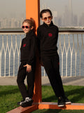 Velvour Fleece Mock Neck Tracksuit-VWT22-C