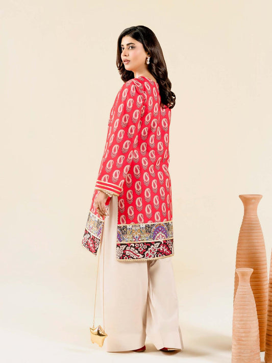 Pink-Rabazka Blended Lawn  Embroidered Stitched Shirt-WRTW-PLCK-1PC-S26-02
