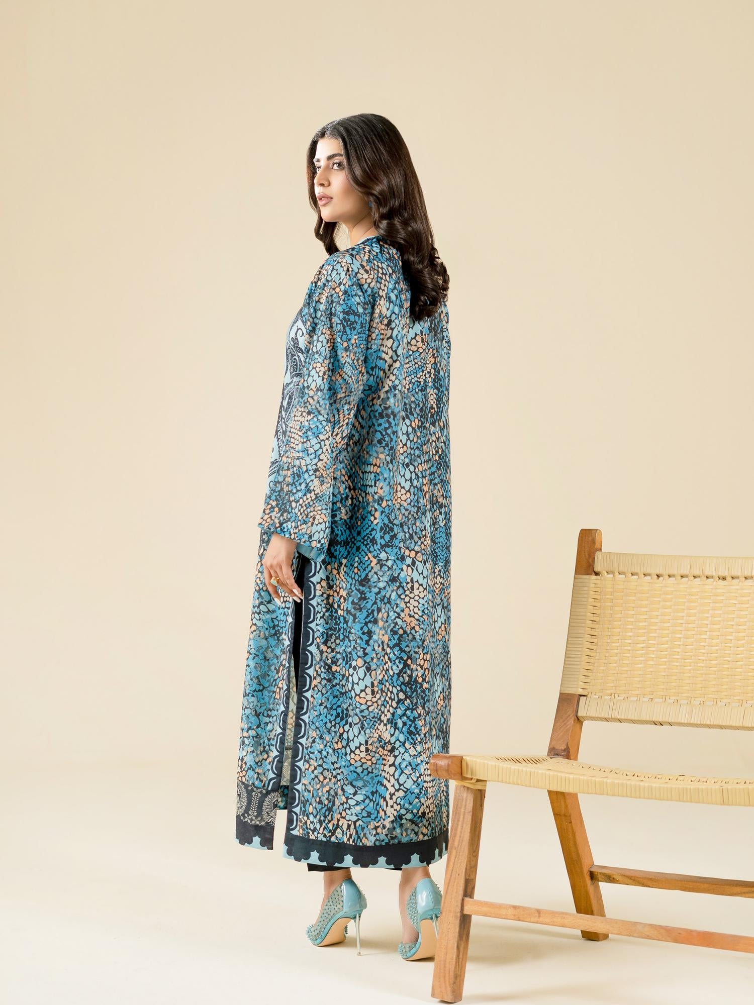 Blue Rabazka Blended Lawn Printed Stitched 1-Piece-WRTW-PLW-S26-1PC-04