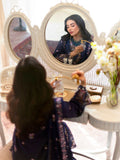 Mahnur Sophie Luxury Lawn Embroidered Unstitched 3-Piece Suit-Blake