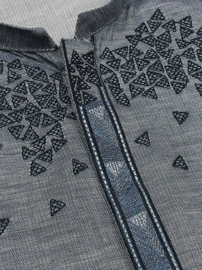 Velvour Boys Cotton Embroidered Stitched Kurta-VB199-A