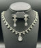 H&A Jewellery One Carat Silver Rhodium Plated Jewellery Set