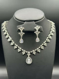 H&A Jewellery One Carat Silver Rhodium Plated Jewellery Set