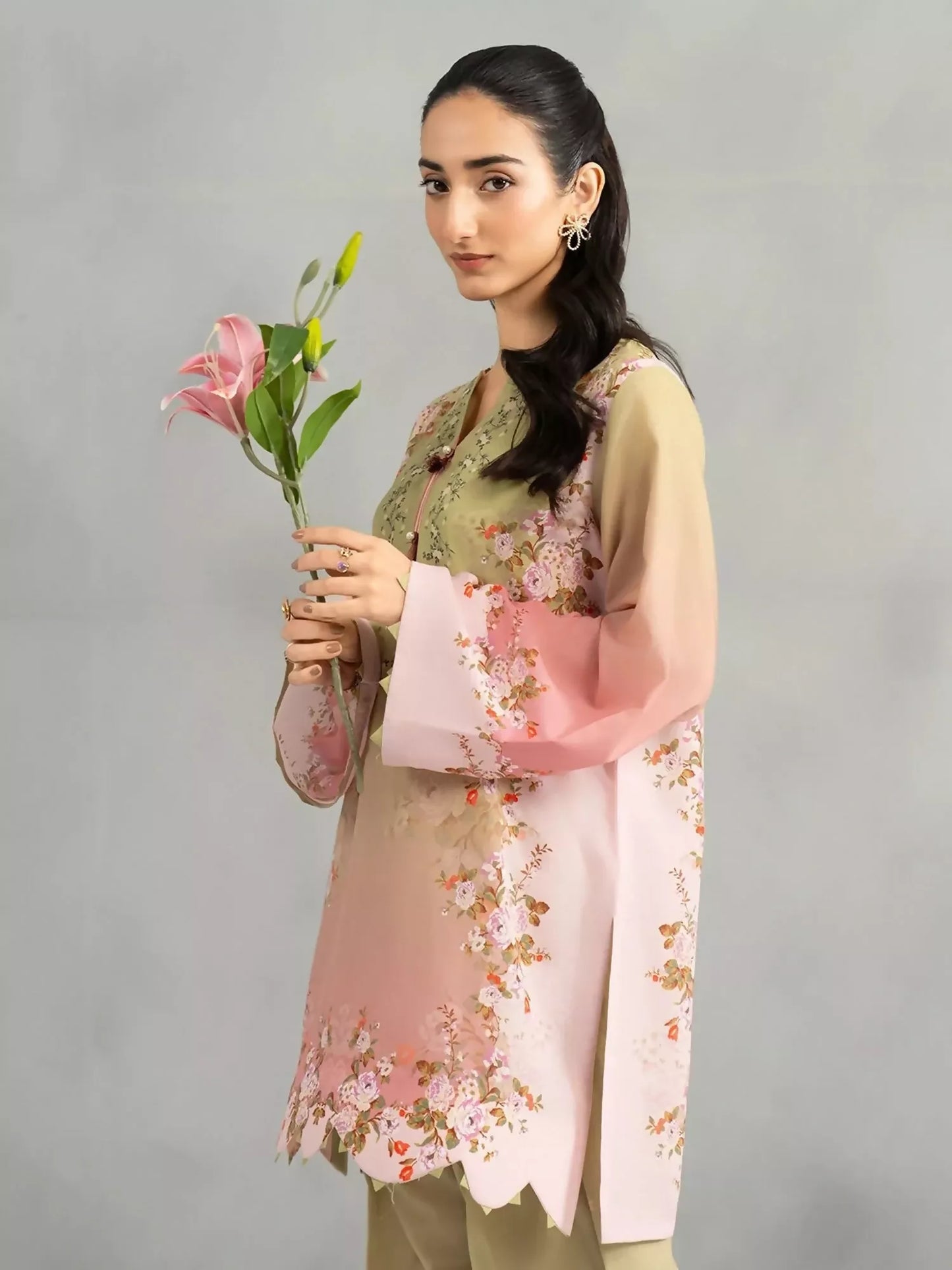 Panache Apparel Dear Summer Silk Lawn Printed Sitched Suit-Soft Meadow