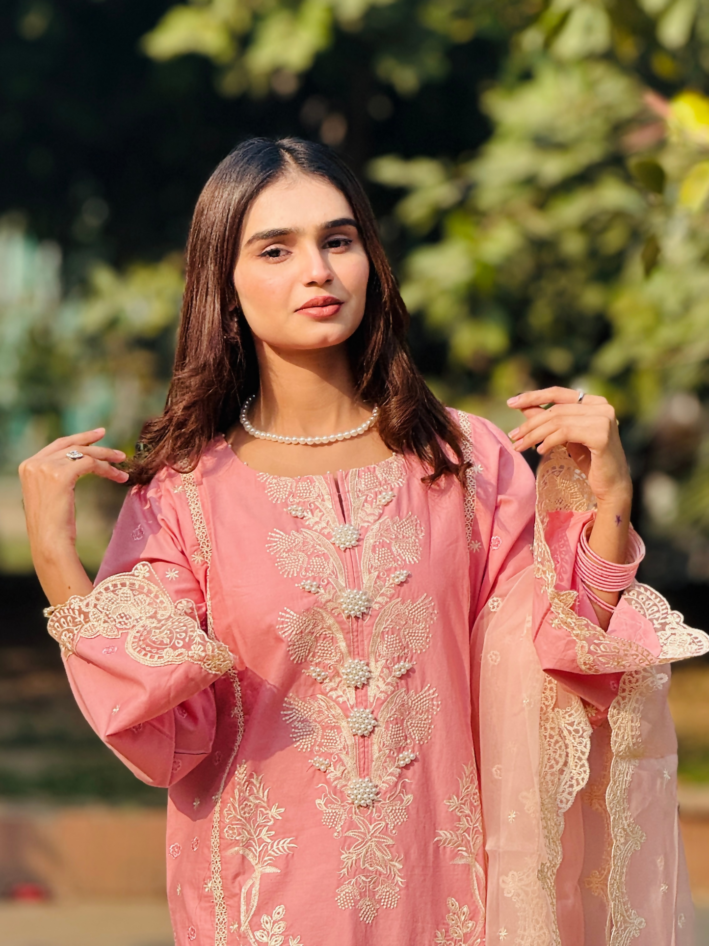 Siraphina Winter Cotton Embroidered Stitched 3-Piece Suit