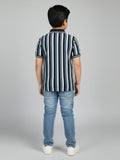 Velvour Boys Pique Tipping Collar Polo Shirt-VP16-D