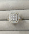 H&A Jewellery 18K Gold Polished Zircon Cluster Ring