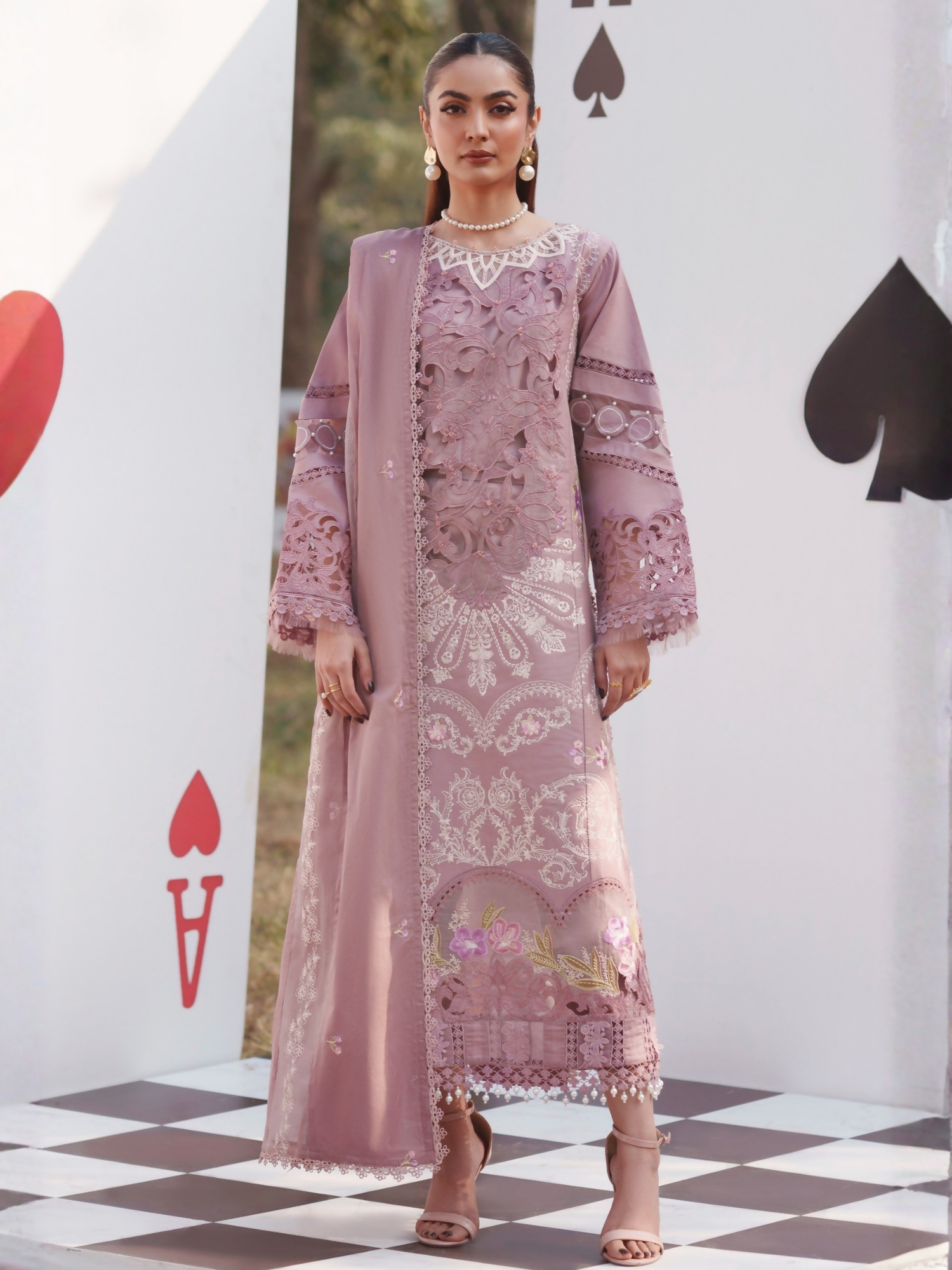 Parishay Summer Queen Lawn Embroidered Unstitched 3-Piece Suit-SQ-02