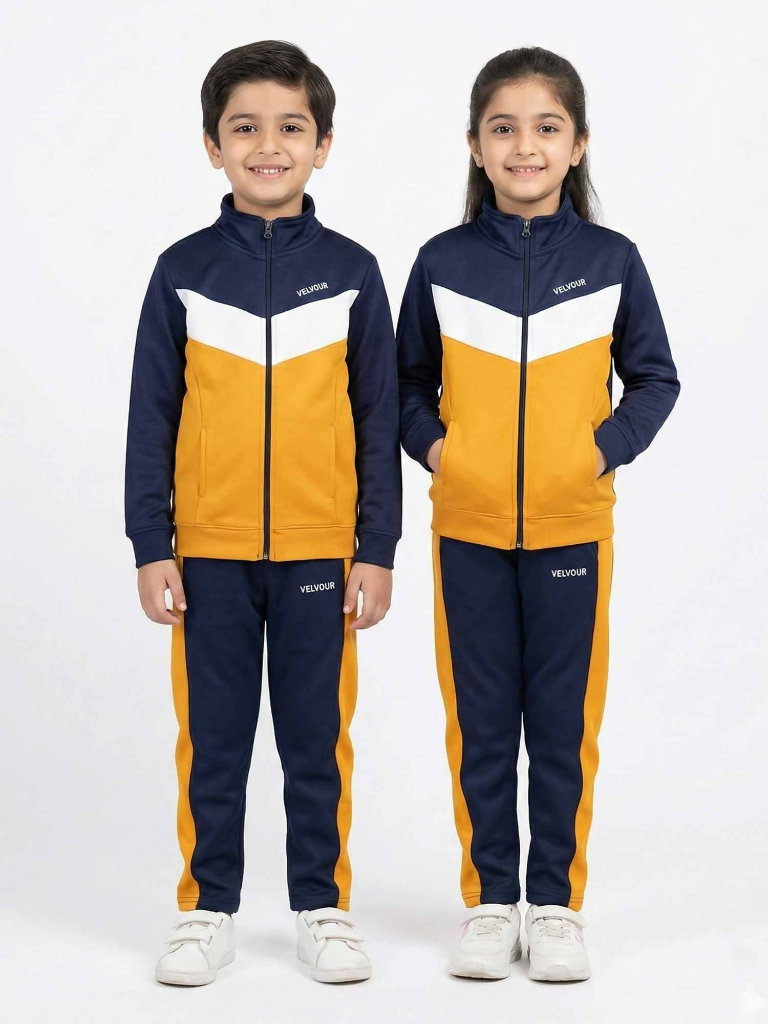 Velvour Polyathletic Fleece Tracksuit-VWT54-B