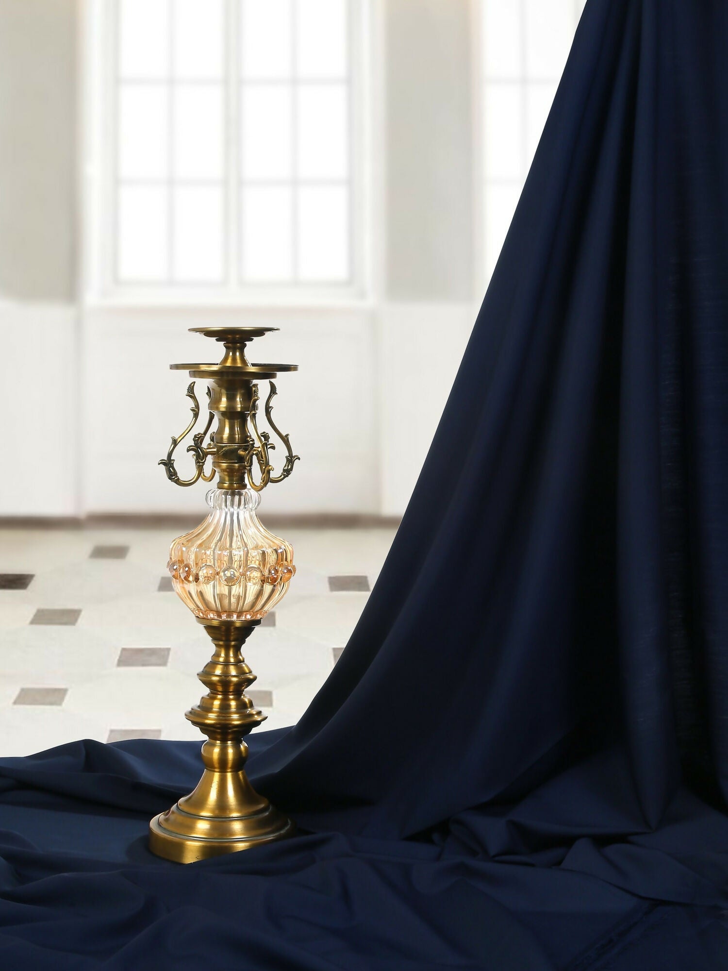 Navy Fabrich Men Embroidered Wash N Wear Unstitched Shalwar Kameez-GTS-SF-007