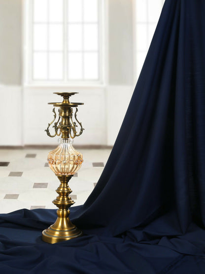 Navy Fabrich Men Embroidered Wash N Wear Unstitched Shalwar Kameez-GTS-SF-007