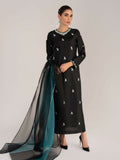 Allure By IH Raw Silk Embellished Stitched 3-Piece Suit-Mia