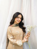 Panache Apparel Serenity Lawn Embroidered Stitched Suit-Honey Luster