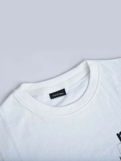 Jupiter Plain Kids Nope Tee Shirt-1380