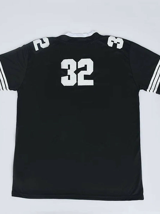 Jupiter Sporty Style Oversized No 32 Baseball Tee Shirt-13627