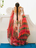 Hussain Rehar Luxury Pret Eid'23 Organza Embellished Stitched 3-Piece Suit-Aura
