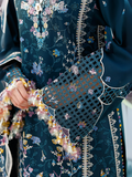 Binilyas Carnival Lawn Embroidered Unstitched 3 Piece Suit-35A