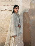 Hussain Rehar Massarat Festive Unstitched'25 Organza Embroidered 3-Piece Suit-Sitara