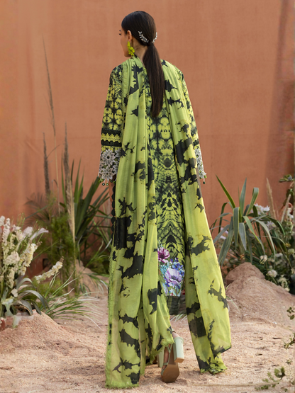 Parishay Ivy Bloom'26 Lawn Embroidered Unstitched 3-Piece Suit-IB-04