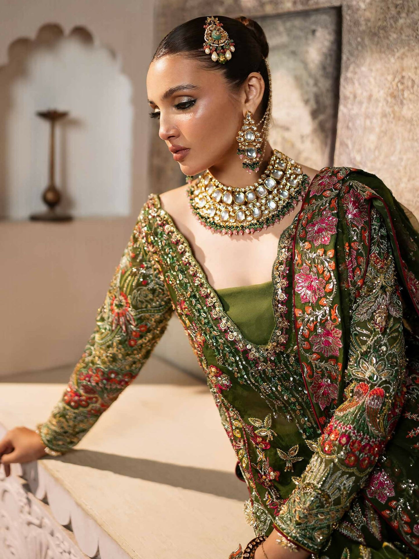 Shiza Hassan Shehnai Organza Embellished Stitched 4-Piece Suit-Zaria