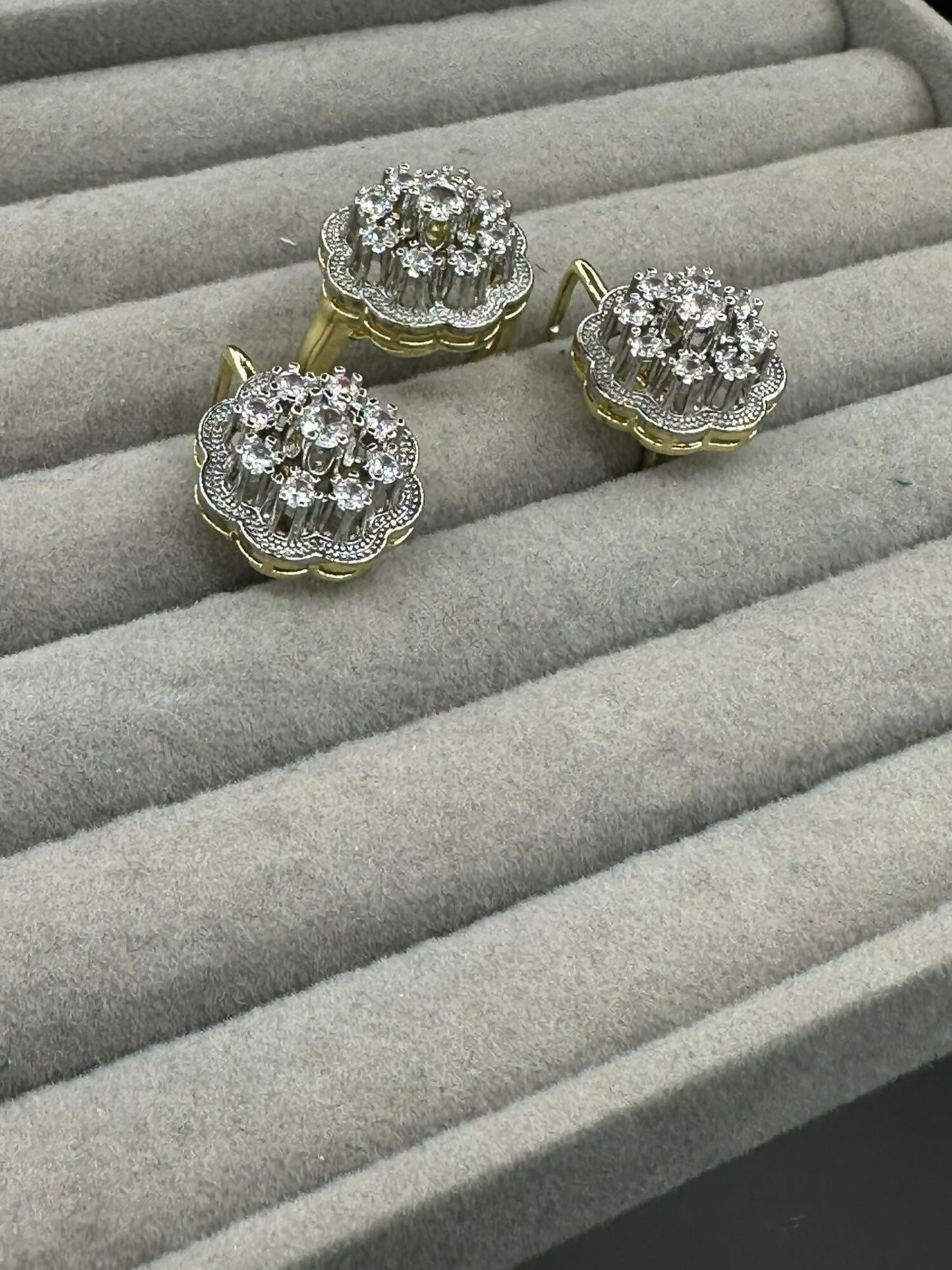 H&A Jewellery Earrings and Ring Set