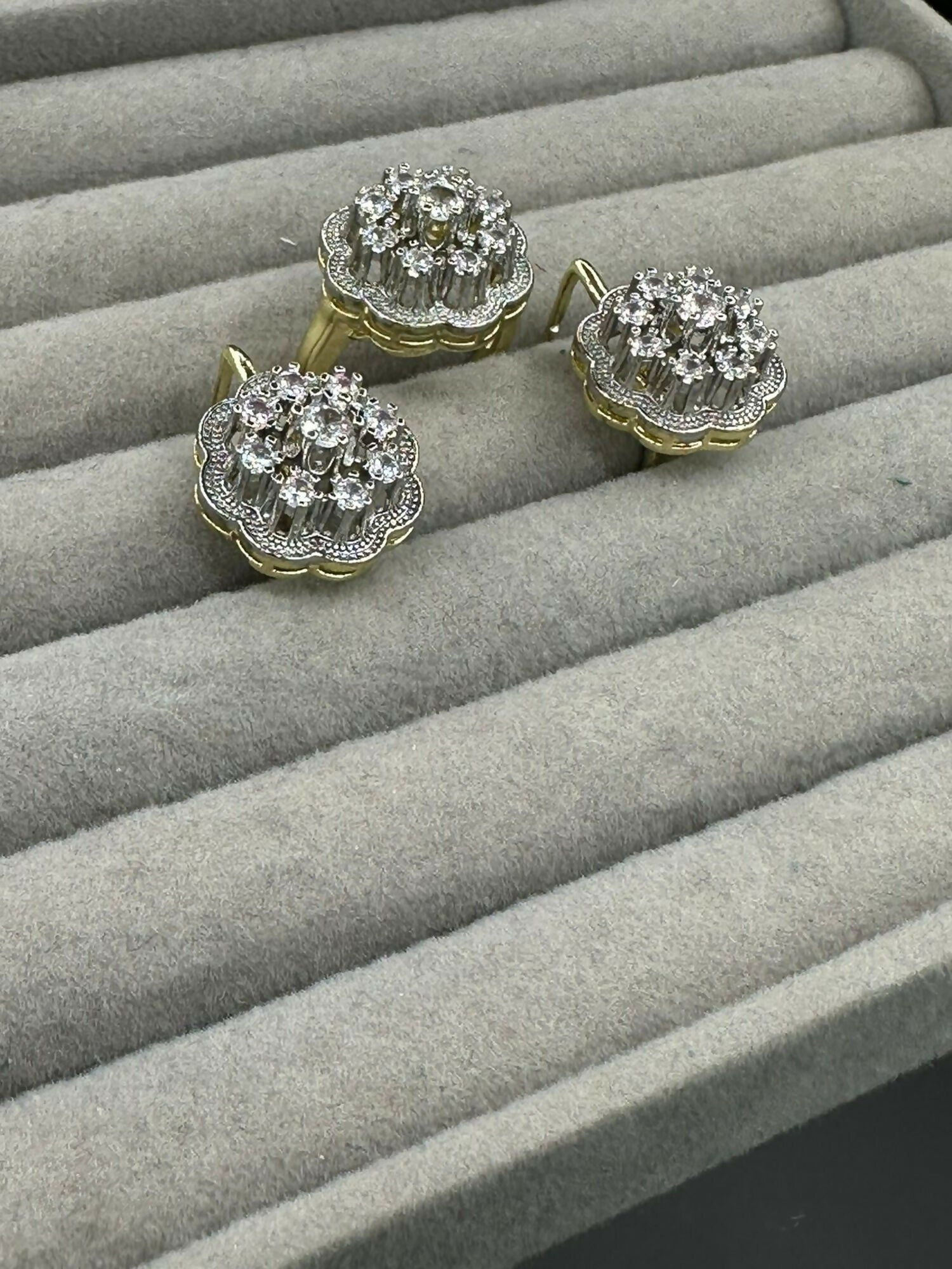 H&A Jewellery Earrings and Ring Set