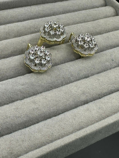 H&A Jewellery Earrings and Ring Set