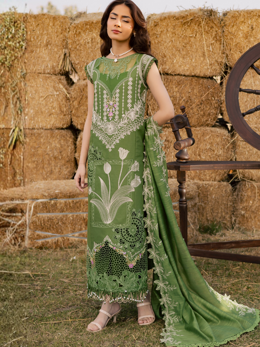 Parishay Summer Queen Vol 2 Lawn Embroidered Stitched 3-Piece Suit-SQU-05