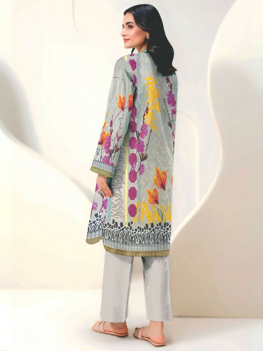 Cross Sketch Lawn Printed Unstitched 2-Piece Suit-Laila