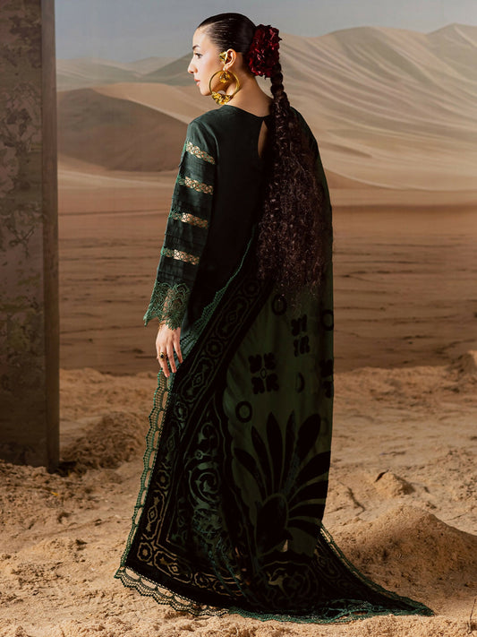 Mahnur Amelia Kotrai Embroidered Unstitched 3-Piece Suit-CK-009