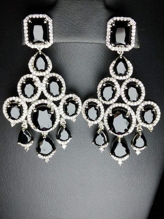 H&A Jewellery One Carat American Diamond Earrings