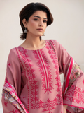 Binilyas Aaina Summer Edit Lawn Embroidered Unstitched 3-Piece Suit-83 - B