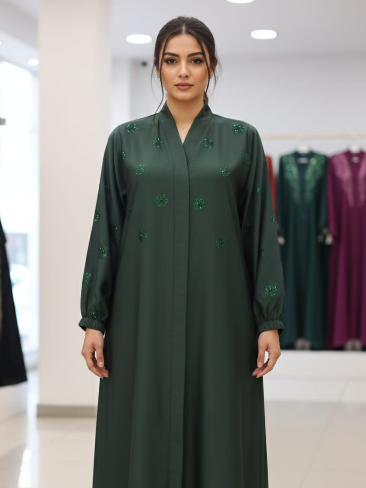 Islami Hijab Centre Haya Premium Series Imported Nida Embroidered Abaya