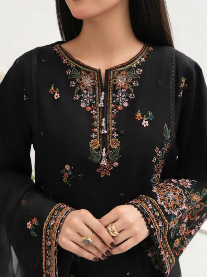 Stylish Collection Saya Pret Cotton Embroidered 3-Piece Suit-Hareem