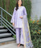 Panache Apparel Solid Story Cotton Lawn Embroidered Stitched Suit-Solene
