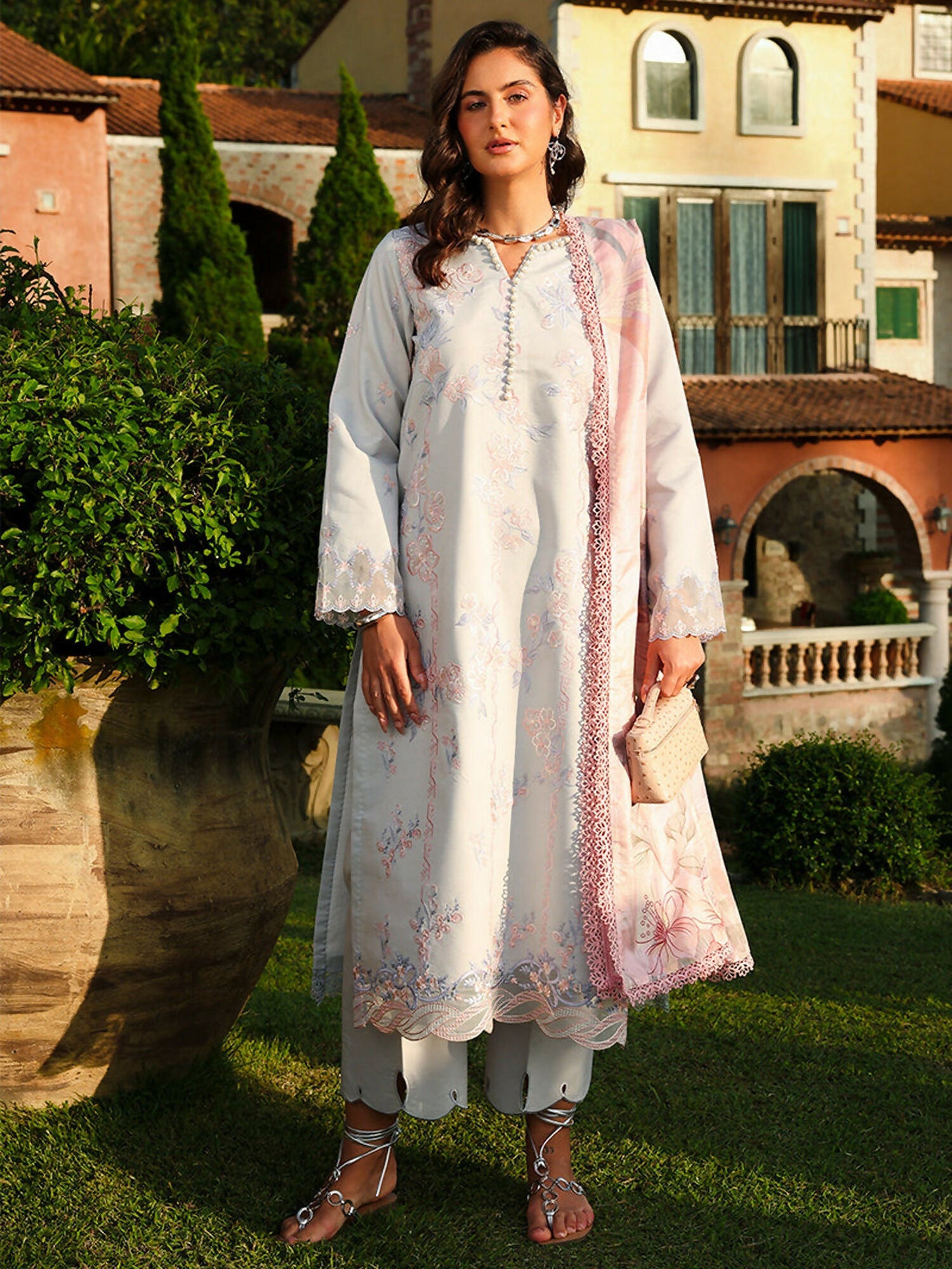 Rang Rasiya Florence Summer Edit'26 Lawn Embroidered Unstitched 3-Piece Suit-Alizeh