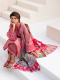 Binilyas Aaina Summer Edit Lawn Embroidered Unstitched 3-Piece Suit-83 - B